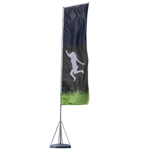 23' Mondo Flagpole Outdoor Flag Graphic Package