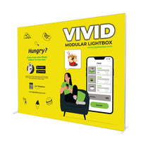 BACKLIT - 10ft VIVID Double-Sided Lightbox - Graphic Banner