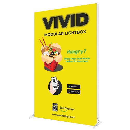 BACKLIT - 5ft VIVID Double-Sided Lightbox - Graphic Banner
