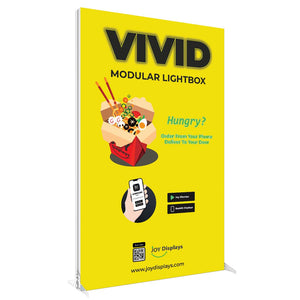 BACKLIT - 5ft VIVID Double-Sided Lightbox - Graphic Banner