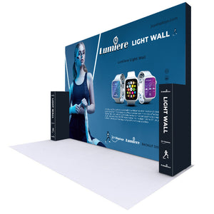 20 Ft X 15ft Tall Lumière Light Wall® Configuration F - No Lights (Trade Show Exhibit Booth)