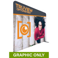  - GRAPHIC ONLY - 10 Ft. ONE CHOICE Fabric Display -  Straight Aluminum Tube Replacement Graphic