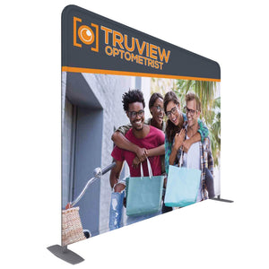10 Ft. ONE CHOICE Fabric Display -  Straight Aluminum Tube Trade Show Exhibit Booth