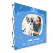 Load image into Gallery viewer, 8 Ft. Fabric Pop Up Display - 89&quot;H ONE CHOICE Straight Trade Show Exhibit Booth