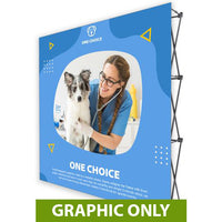  - GRAPHIC ONLY - 8 Ft. Fabric Pop Up Display - 89