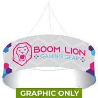  - GRAPHIC ONLY - 10 ft. Circle  42 in. One Choice Trade Show Hanging Banner - Replacement Graphic