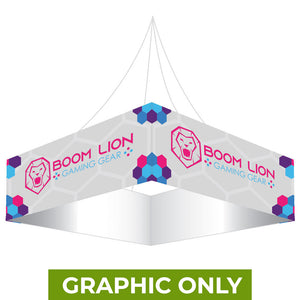 GRAPHIC ONLY - 10 ft. Square 42 in. One Choice Trade Show Hanging Banner - Replacement Graphic