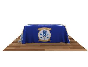 ONE CHOICE Table Throw Full Color 6 Ft. 4-Sided
