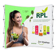 Load image into Gallery viewer, 10 Ft. RPL Fabric Pop Up Display - 89&quot;H Curved Trade Show Exhibit Booth