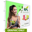 Load image into Gallery viewer, GRAPHIC ONLY - 10 Ft. RPL Fabric Pop Up Display - 89&quot;H Straight Replacement Graphic