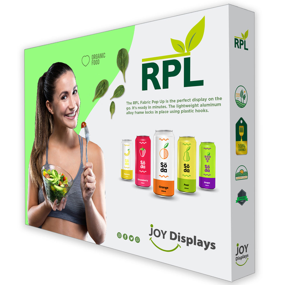 10 Ft. RPL Fabric Pop Up Display - 89