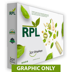 GRAPHIC ONLY - 7.5 Ft. RPL Fabric Pop Up Display - 5'H Straight Replacement Graphic