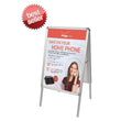 Load image into Gallery viewer, A-Frame Snap-Open Sidewalk Poster Stand with Vinyl Prints