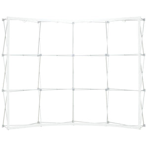 10 Ft. Ready Pop Fabric Display - 8'H Large Curved Trade Show Exhibit Booth