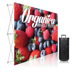 7 Ft. Ready Pop Fabric Display - 5'H Straight Trade Show Exhibit Booth