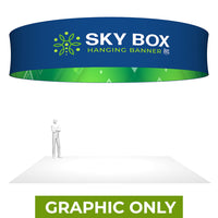  - GRAPHIC ONLY - Circle Overhead Hanging Banner - Replacement Graphic