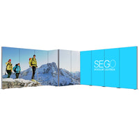 BACKLIT - 20 x 20 SEGO Modular Double-Sided Lightbox Display Configuration I