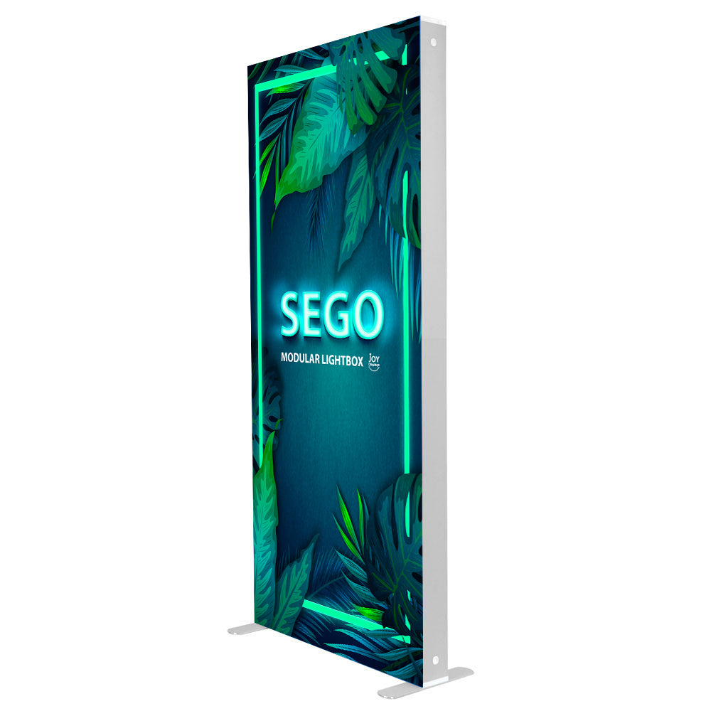 BACKLIT - 3.3 x 7.4ft. SEGO Modular Double-Sided Lightbox Display