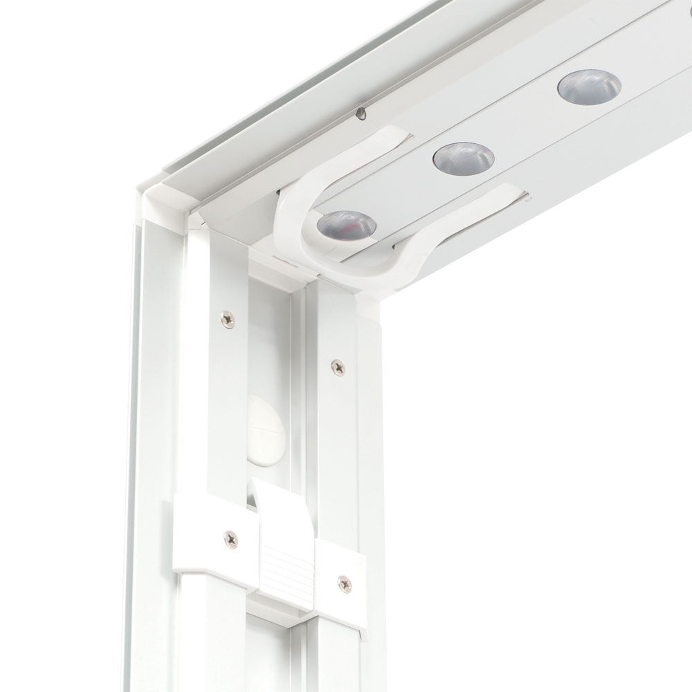 BACKLIT - 3.3 x 3.3ft. SEGO Modular Double-Sided Lightbox Counter