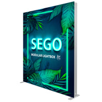 BACKLIT - 6.5ft x 7.4ft SEGO Modular Double-Sided Lightbox Display