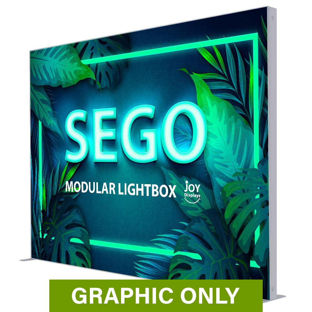 GRAPHIC ONLY - SEGO Modular Lightbox Display Replacement Graphics - Single-Sided