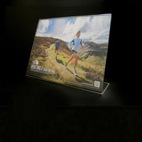 Acrylic Slant Back Display Sign Holders