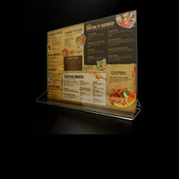 Acrylic Top Loading Display Sign Holders