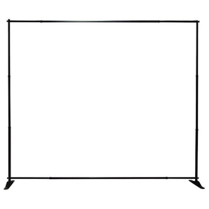 8 Ft. Slider Banner Stand - 4 Pole Pockets - 8'H Fabric Trade Show Exhibit Booth
