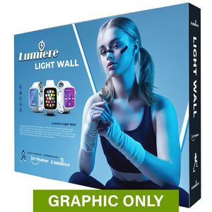 GRAPHIC ONLY - 10ft X 7.5ft Lumière Light Wall® Fabric  (No Lights) Replacement Graphic