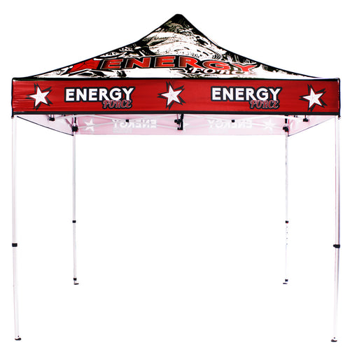 10 Ft. Casita Canopy Tent - Aluminum - Full-Color UV Print Graphic Package
