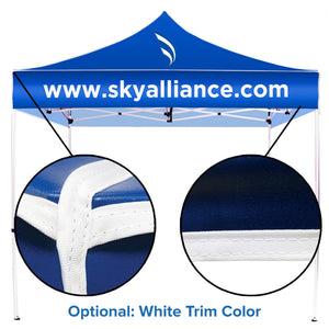 10 Ft. Casita Canopy Tent - Aluminum - Full-Color UV Print Graphic Package
