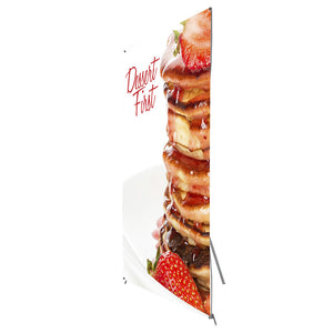 X3 Banner Stand Large 59 In. X 98.5 In. Graphic Package