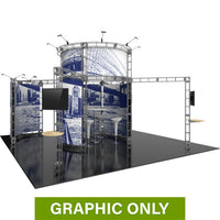  - GRAPHIC ONLY - 20X20 Modular Island Exhibit - Atlas Orbital Express Truss Replacement Graphic