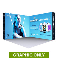  - GRAPHIC ONLY - BACKLIT - 10X10  Lumière Light Wall® Configuration I - Replacement Graphic