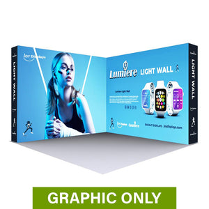 GRAPHIC ONLY - BACKLIT - 10X10  Lumière Light Wall® Configuration I - Replacement Graphic