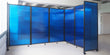Load image into Gallery viewer, Polycarbonate Room Divider 360 Folding Portable Partition