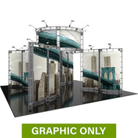  - GRAPHIC ONLY - 20X20 Modular Island Exhibit - Canis Orbital Express Truss Replacement Graphic