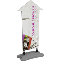 Contour Outdoor Sign Arrow Up