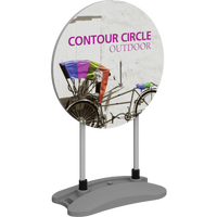 Contour Outdoor Sign Circle