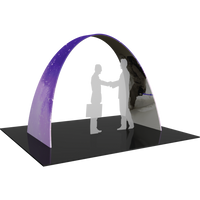 10Ft Arch 02 Tension Fabric Formulate Exhibit Structure