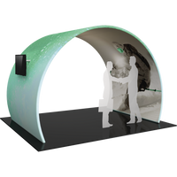 12Ft Arch 01 Tension Fabric Formulate Exhibit Structure