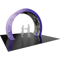 12.5Ft Arch 06 Tension Fabric Formulate Exhibit Structure