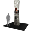 Load image into Gallery viewer, 12Ft Tall Cylinder Tower 01 Tension Fabric Formulate Exhibit Structure