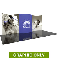 GRAPHIC ONLY - 20ft Tradeshow Fabric Backwall 01 Formulate Designer Series Replacement Graphic