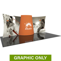  - GRAPHIC ONLY - 20ft Formulate Designer Series 03 Tradeshow Fabric Backwall Replacement Graphic