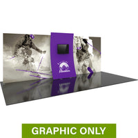  - GRAPHIC ONLY - 20ft Formulate Designer Series 05 Tradeshow Fabric Backwall Replacement Graphic