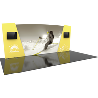 20ft Formulate Designer Series 06 Tradeshow Fabric Backwall