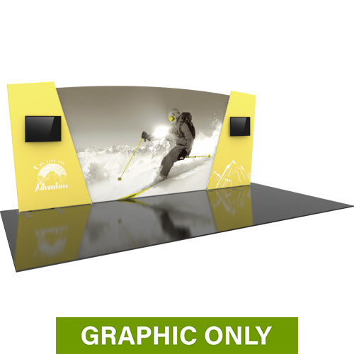 GRAPHIC ONLY - 20ft Formulate Designer Series 06 Tradeshow Fabric Backwall Replacement Graphic