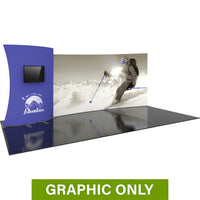  - GRAPHIC ONLY - 20ft Formulate Designer Series 13 Tradeshow Fabric Backwall Replacement Graphic
