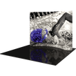 Load image into Gallery viewer, 10ft Formulate Essential Horizontal Curve Fabric Backwall